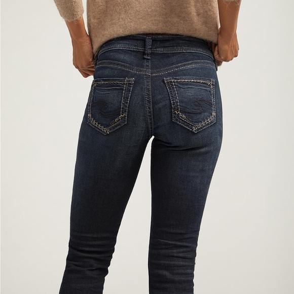 Silver Jeans Suki Mid Rise Slim Bootcut long - Picture 2 of 9